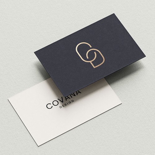 Elegant monogram for a luxury interior design company