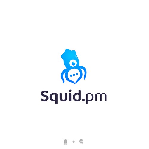 Squid + Chat Logo