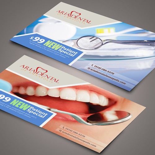 Postcard Design of Dental Clinic