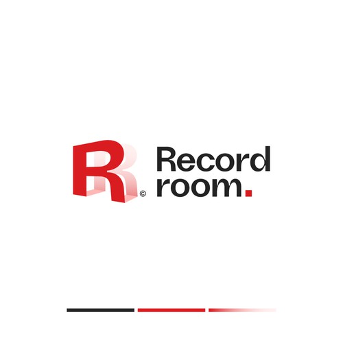 R letter logo design