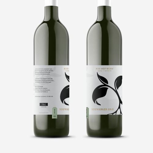 Souvignier Gris Wine Label