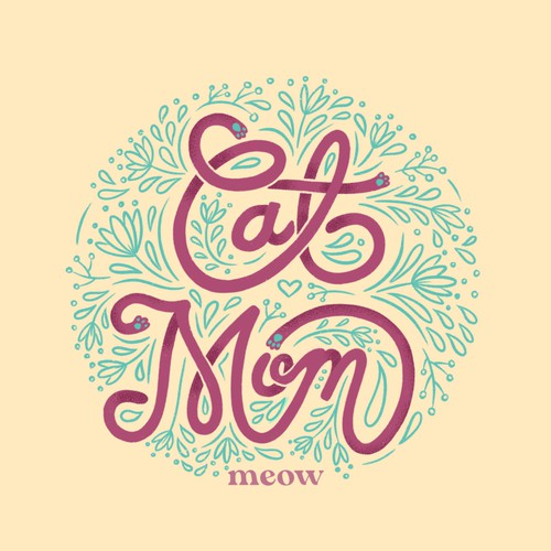 T-shirt design for cat moms