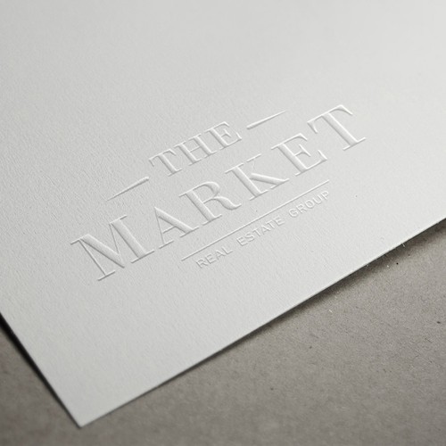 The Market: Sophisticated Logo for Real Estate