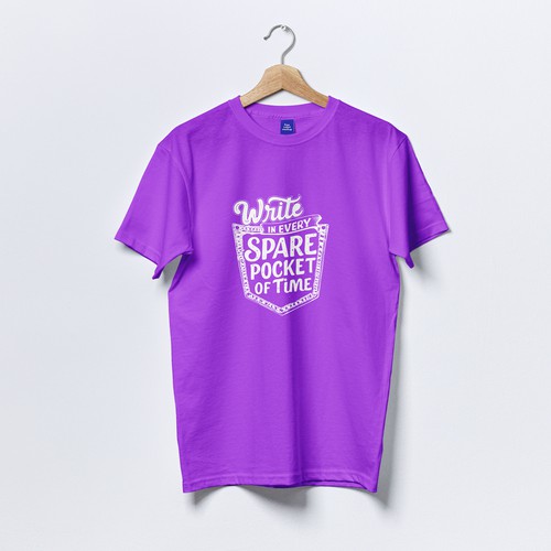 t shirt illustration for authors