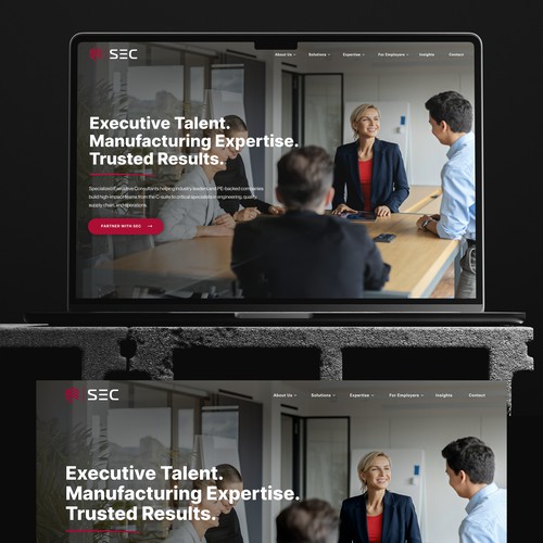 Corporate Style Recruitment Agency Website