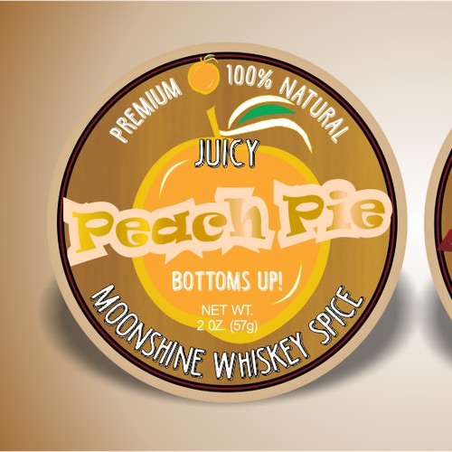 Peach Moonshine Whiskey Label Contest
