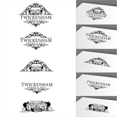 Create a dramatic, simple, "British" design for Twickenham House