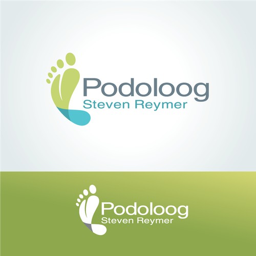 Dynamic logo for a young podiatrist