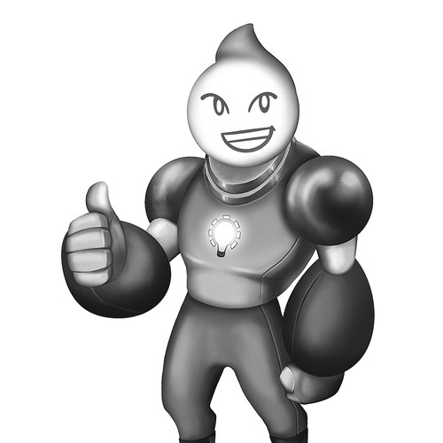 Mascot for LED lights and vehicles company