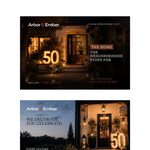 premium decor company postcard
