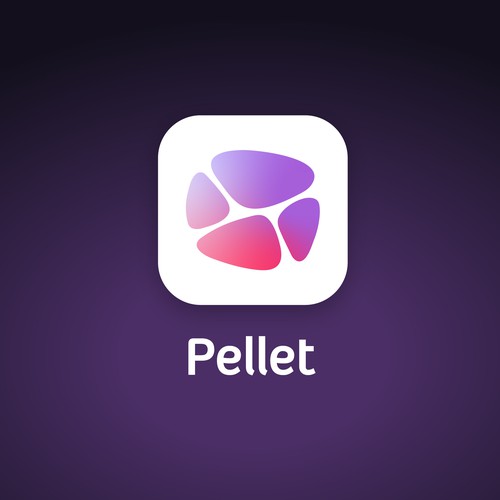Pellet App logo design