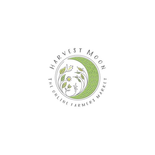 Elegant logo for Harvest Moon