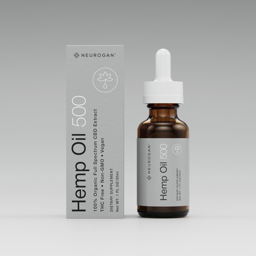 Hemp Oil Packaging Design Concept