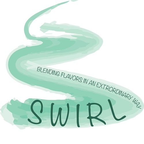 Logo Concept Design for "Swirl Frozen Yogurt"