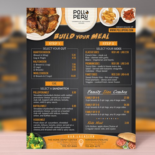 Restaurant Menu Flyer