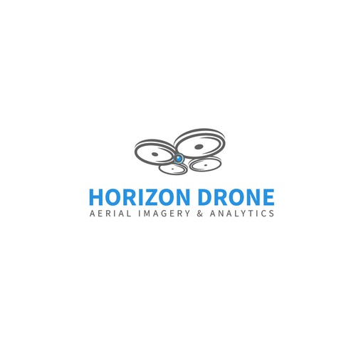 Abstract Logo concept for Horizon Drone