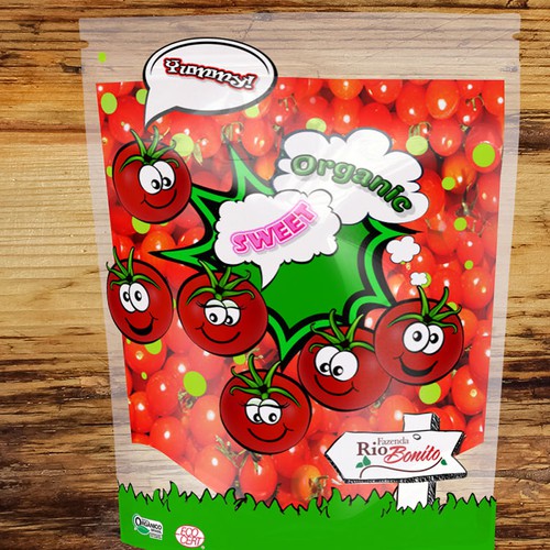 Sweet Organic Tomatoes in Pouches for KIDS!!!