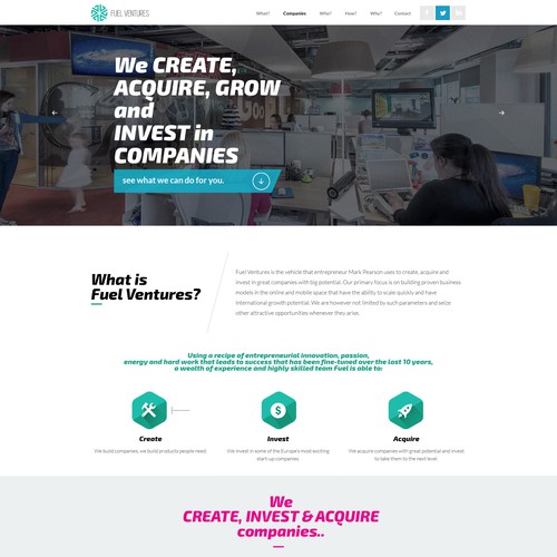 Website Design for Ventures Business