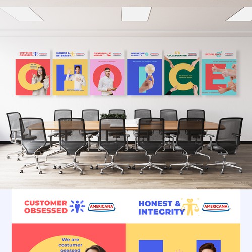 Office Wall Branding Poster