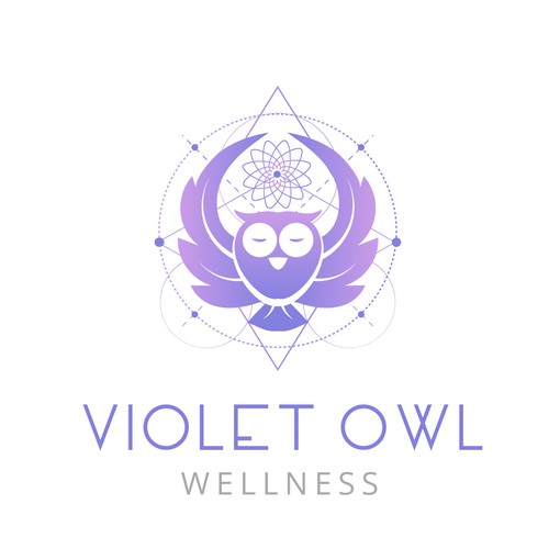 Logo for a wellness center