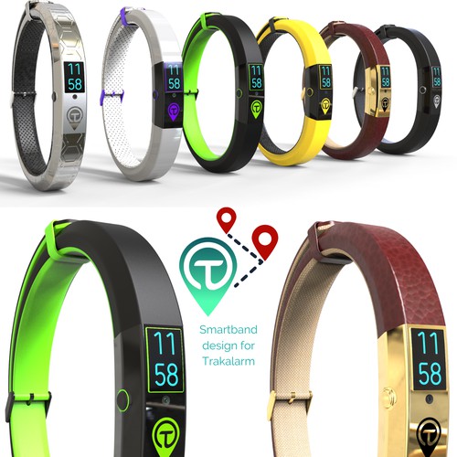 Smart band design with camera