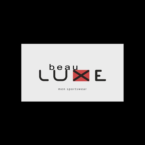 Men Sportswear Logo Design Concept 