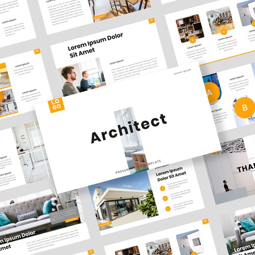 Architect Presentation Template – Clean & Modern
