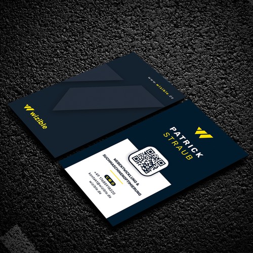 Modern Spot UV Business Cards