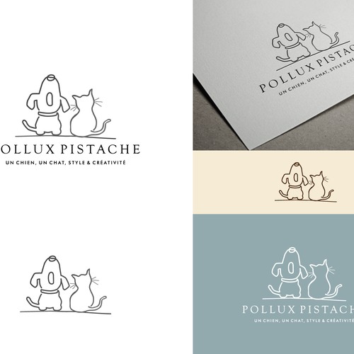 Elegant logo for Pollux Pistache !
