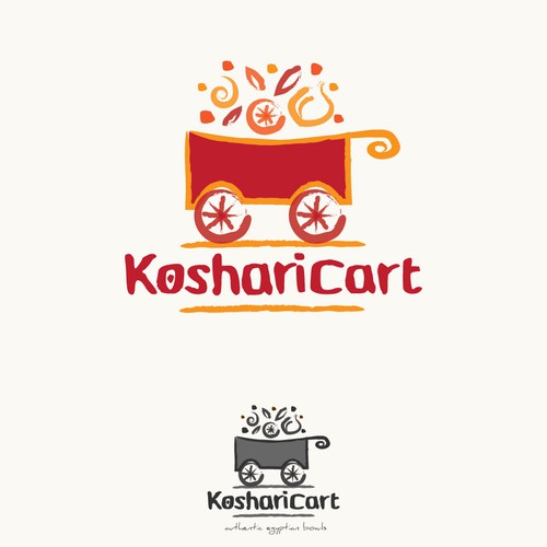 Design for a Koshari (Egyptian) food cart