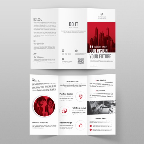 Corporate brochure design