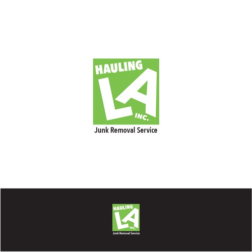 Junk hauling logo