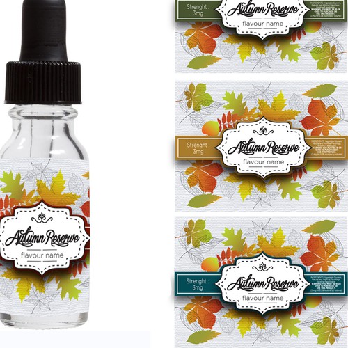 Create an amazing brand AND product label for a vaping company