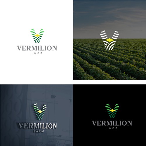 Vermilion Farm, new small farm logo and branding