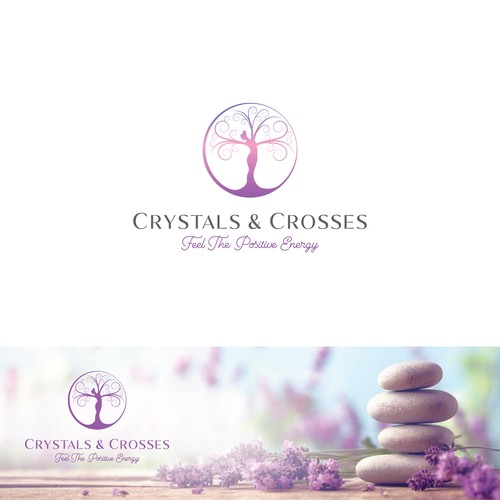 Logo for Crystals & Crosses