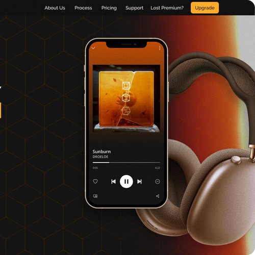 Spotify Gold Landing Page