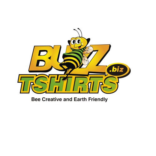 Bee Creative and Create a winning Logo for Buzz Tshirts