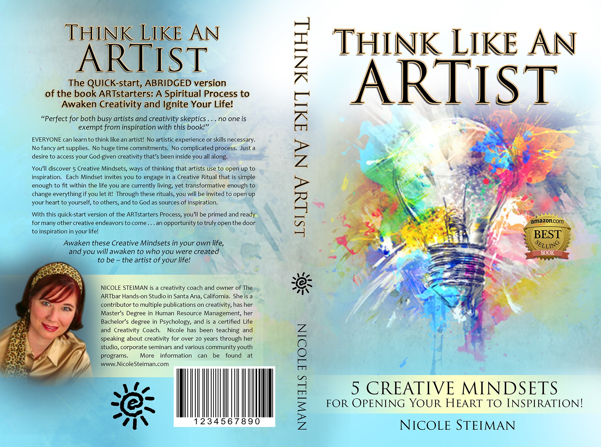 INSPIRE ME with a book cover for my book about INSPIRATION! (based on a previous book design)