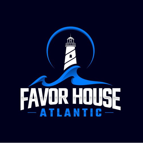 Strong Lighthouse and Typography combination