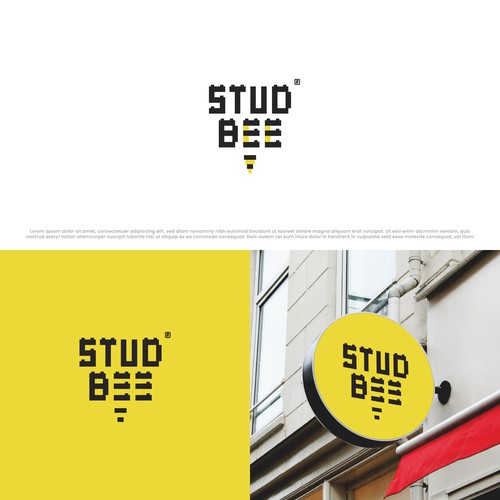 Stud Bee - Lego Shop Logo