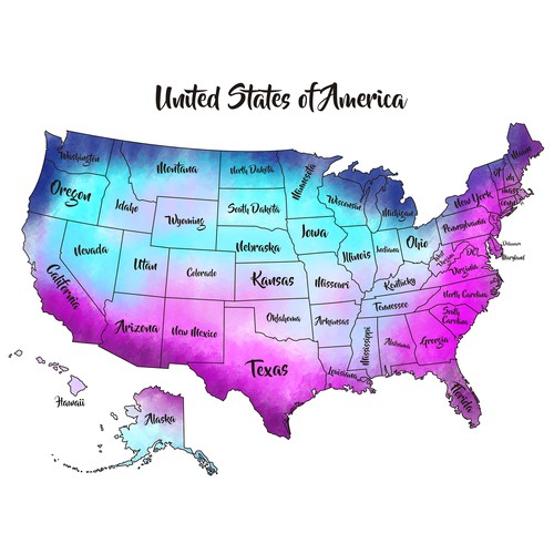 Map of USA