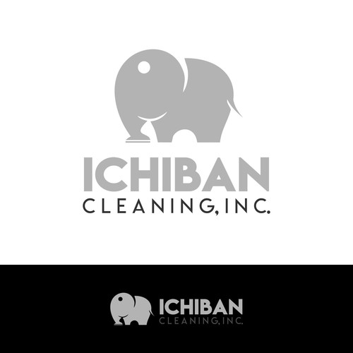 logo concept for ichiban cleaning, inc.
