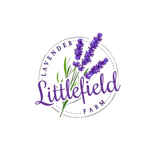 Logo concept for lavender farm