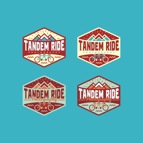 Modern vintage inspired design for Tandem Ride