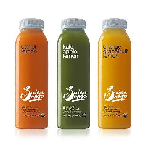 Create a simple, stand out, yet meaningful and memorable logo for Juice & Me