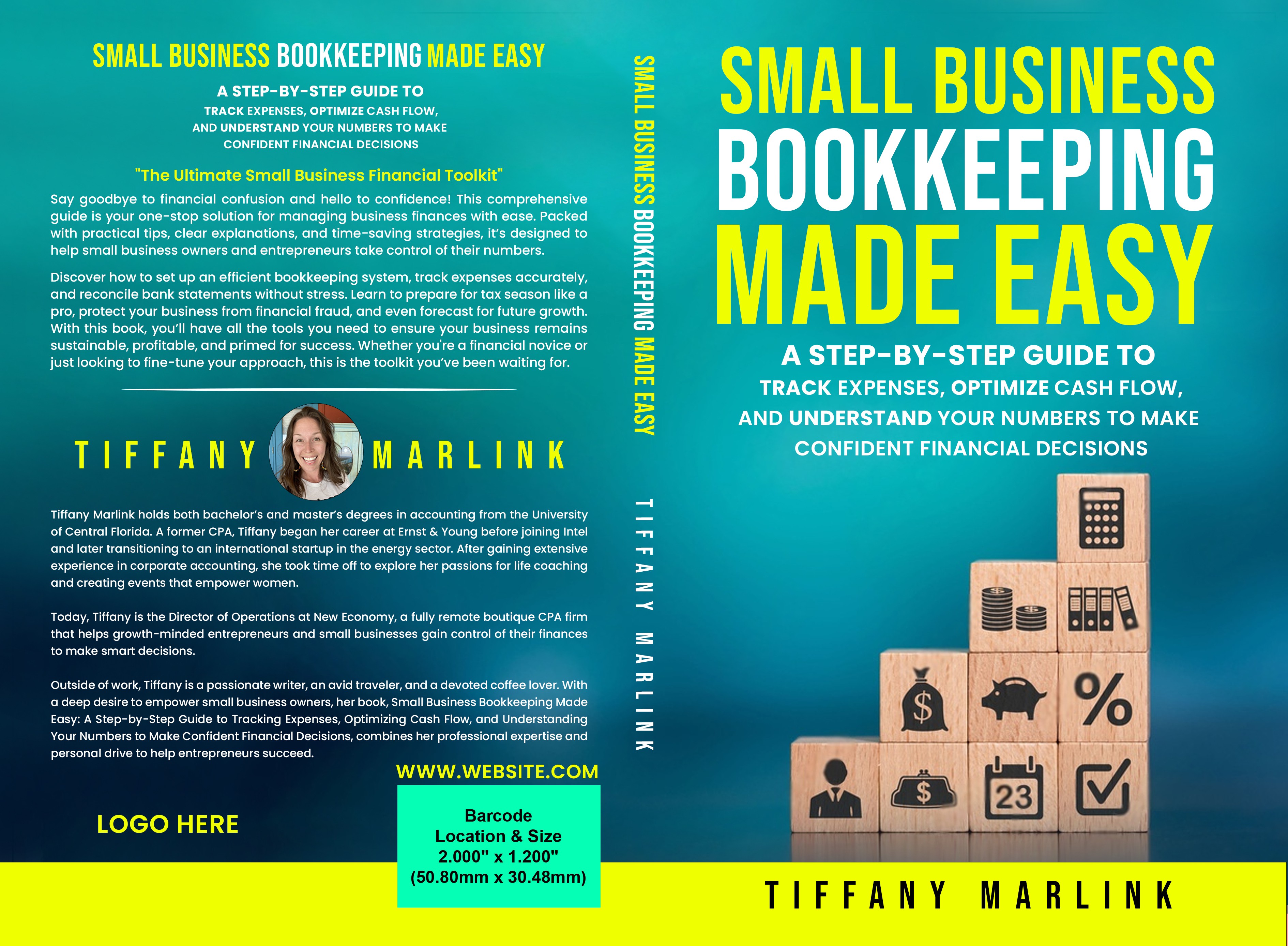 Inspiring book cover to help small business owners gain confidence in their accounting