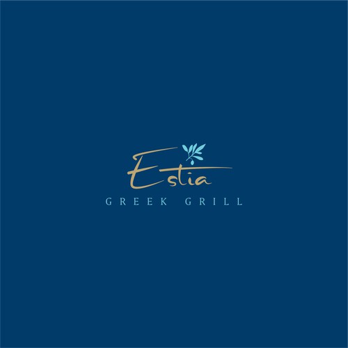 Luxurious logo for Estia Greek Grill restaurant