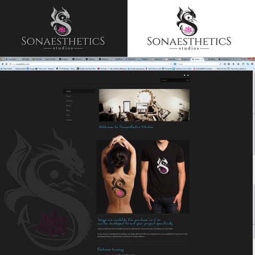 Create a tribal, meaningful logo for Sonaesthetics Studios! (Audio Production Studio)