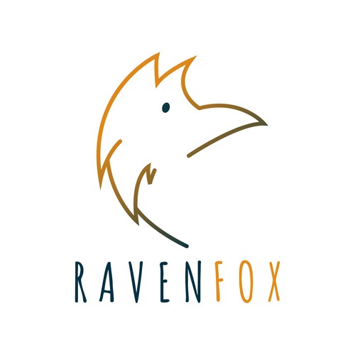 concept logo "RAVENFOX"