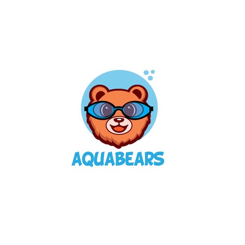Bold logo concept for swim school